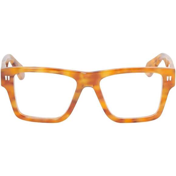 NWT Off White Oerj075F24Pla0016D00 Style 75 Light Havana Eyeglasses - Picture 3 of 4